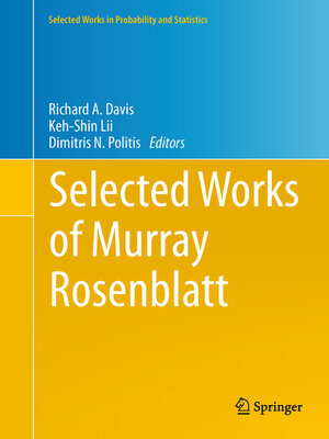 cover image of Selected Works of Murray Rosenblatt